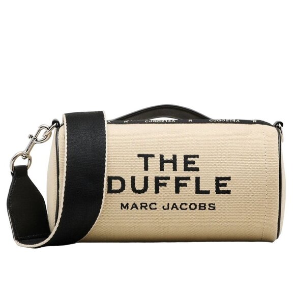 NEW Marc Jacobs The Duffle Bag Warm Sand Canvas Crossbody Bag Purse Travel